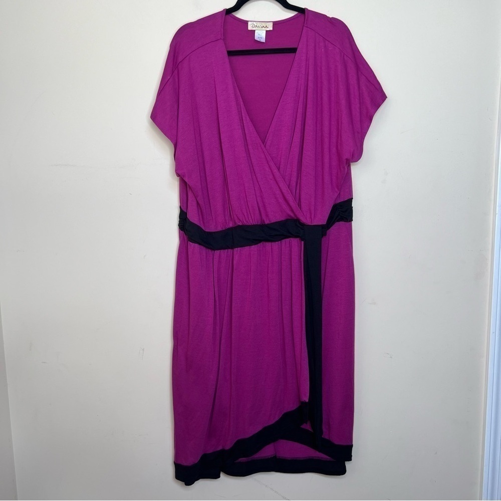 DAVINA Plus Size Wrap Dress